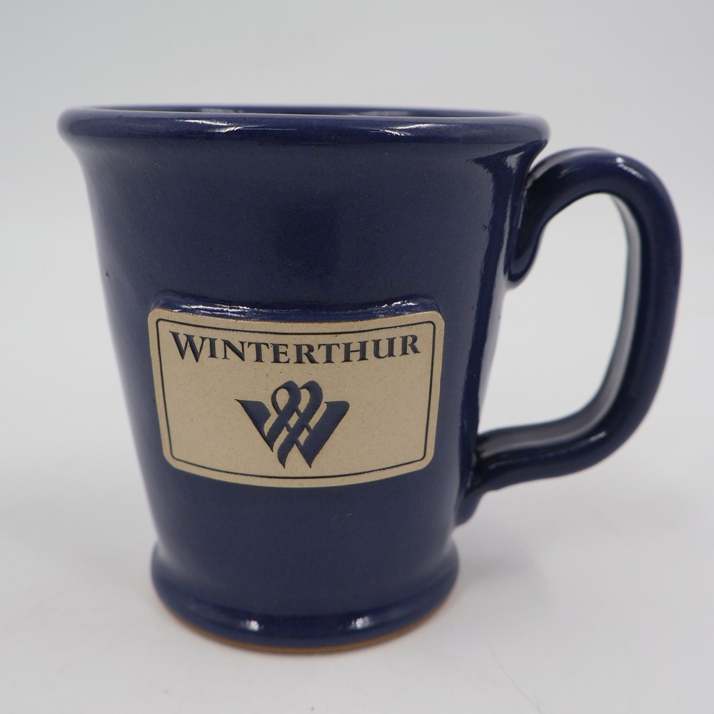 Sunset Hill Stoneware Winterthur Mug Blue Handcrafted Pottery USA